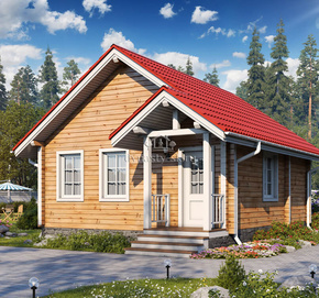 Abele - проект каркасного дома 7х7 от СК Династия Рыбинск
